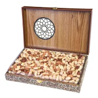 باکس آجیل خام طرح ترمه پرتو 1300 گرمی