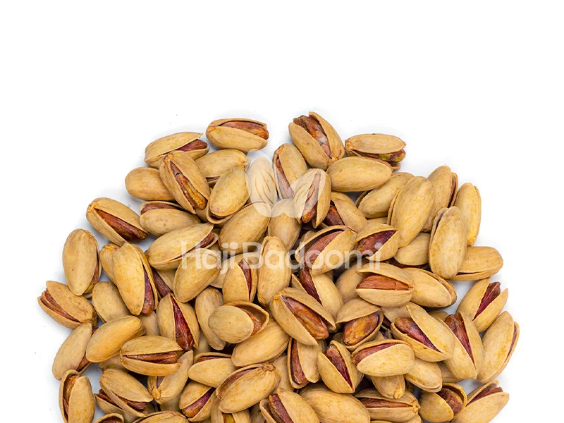 نمایی از پسته اکبری دستچین شور