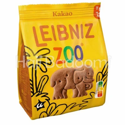 بیسکویت کاکائویی باغ وحش لیبنیز 125 گرمی