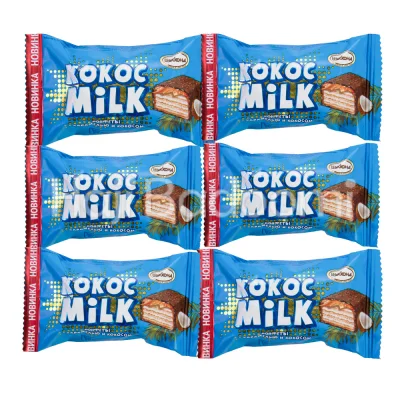 ویفر آکوند مغز نارگیلی کوکو میلک