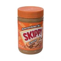 کره بادام زمینی تفت داده شده با عسل اسکیپی - نارنجی