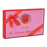 ترافل کادویی دوتایی مون دست ساز قرمز و صورتی 250 گرمی