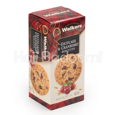 بیسکویت واکرز جو دو سر و کرنبری 150 گرمی
