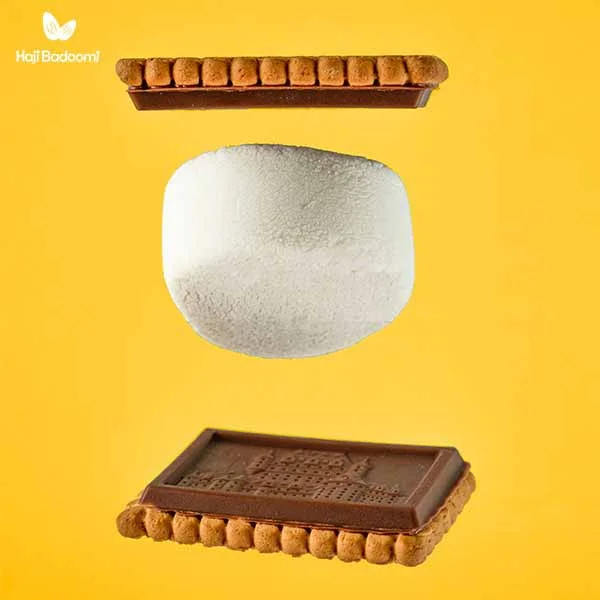 روش‌های مصرف مارشمالو: 2. درست کردن یک دسر خوشمزه (s’mores)