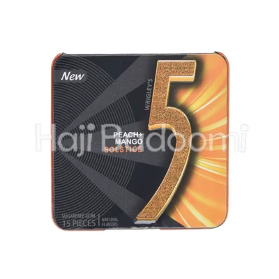 آدامس فایو فلزی با طعم هلو و انبه 40 گرمی