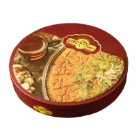 سوهان محمد ساعدی نیا گل با مغز پسته و خلال بادام 500 گرمی