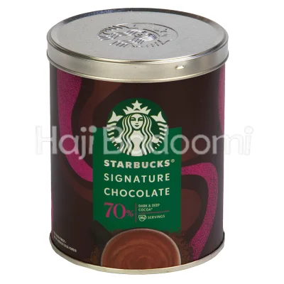 پودر هات چاکلت استارباکس سیگنچر دارک اند دیپ 70 درصد 330 گرمی