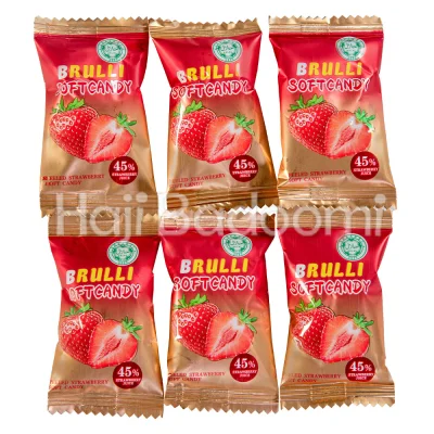 پاستیل ژله ای برولی با 45 درصد شهد توت فرنگی