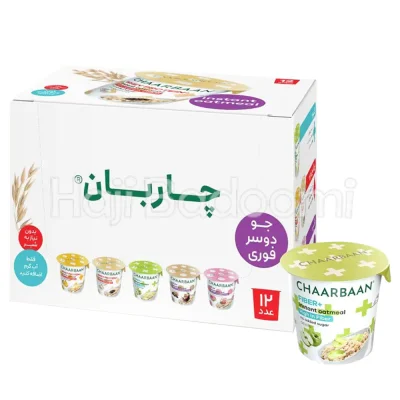 باکس ۱۲ تایی اوتمیل غنی شده با فیبر و سیب