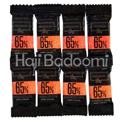 شکلات تلخ 65 درصد مگا استار