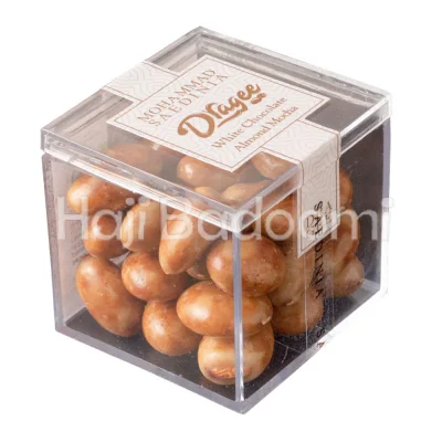 دراژه محمد ساعدی نیا سفید بادام موکا کیوب 75 گرمی