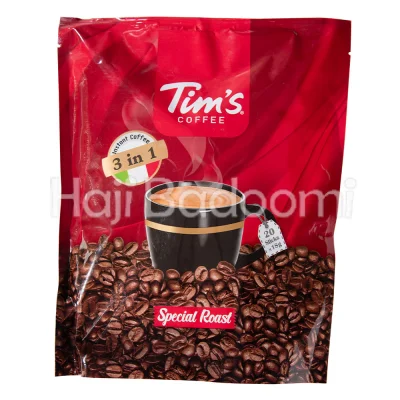 پودر مخلوط قهوه فوری 3 در 1 تیمز 20 عددی