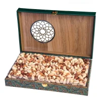 باکس آجیل خام طرح ترمه خورشید 1300 گرمی