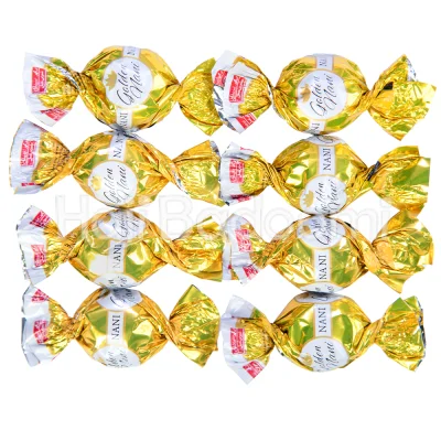 تافی کره ای شیرین عسل گلدن نانی با مغز کارامل و فندق