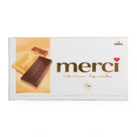 شکلات تخته ای قهوه و خامه مرسی 100 گرمی