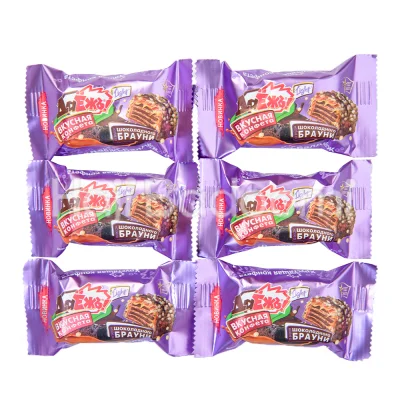 ویفر پروتئینی اسن روسی طعم براونی شکلاتی