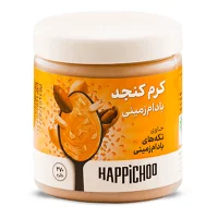 کرم کنجد بادام زمینی حاوی تکه های بادام زمینی هپیچو 270 گرم