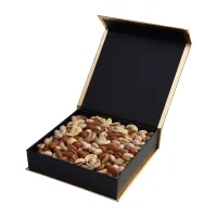 باکس آجیل خام طرح همای سعادت 500 گرمی