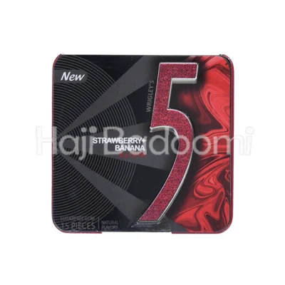 آدامس فایو فلزی با طعم توت فرنگی و موز 40 گرمی