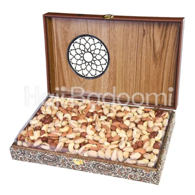 باکس آجیل خام طرح ترمه پرتو 1300 گرمی