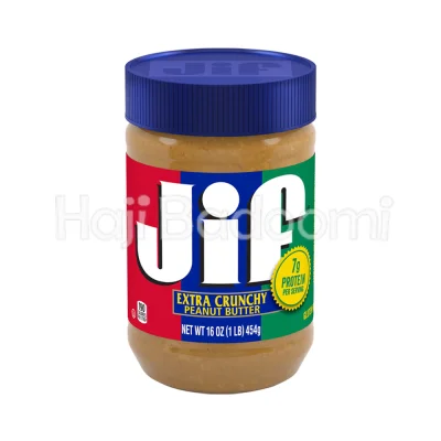 کره بادام زمینی جیف اکسترا کرانچی آبی