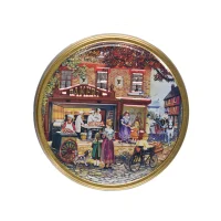 کوکی جاکوبسنز کره ای جعبه فلزی با طرح نانوایی 150گرمی