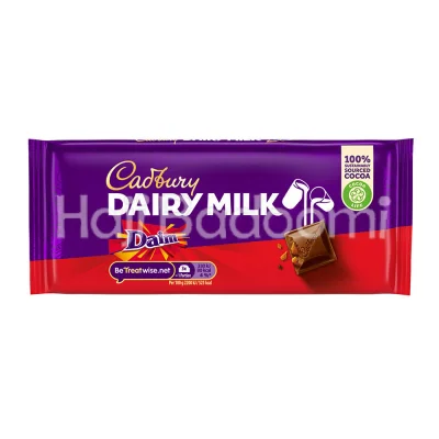 شکلات تخته ای دایم دیری میلک کدبری 120 گرمی