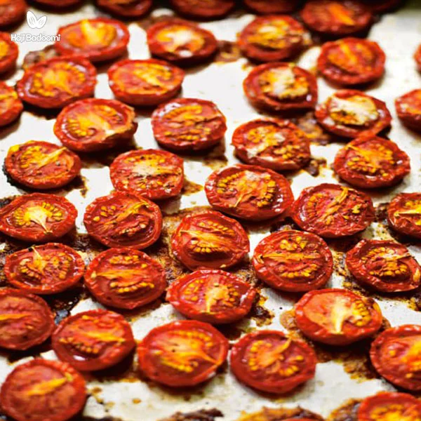 درست کردن گوجه خشک با استفاده از فر گاز