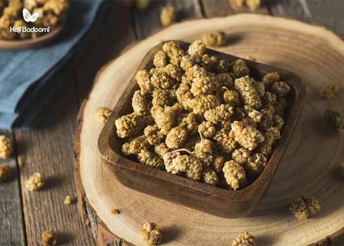 خوردن توت خشک به صورت ناشتا