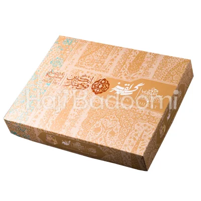 گز محمد ساعدی نیا لقمه ای انگبین 40 درصد مغز پسته طرح نفیس 486 گرمی