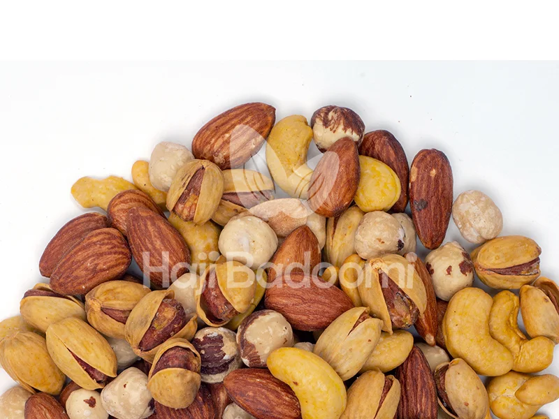 خرید آجیل مخلوط شور ممتاز از آجیل فروشی حاجی بادومی