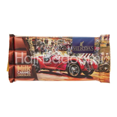 شکلات تخته ای شیری با طعم کارامل مرداس 70 گرمی