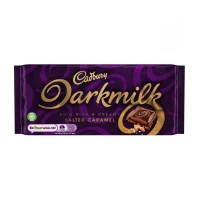 شکلات تخته ای کارامل نمکی دارک میلک کدبری 85 گرمی