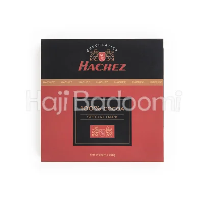 شکلات تلخ 100 درصد هاچز جعبه فلزی 108 گرمی