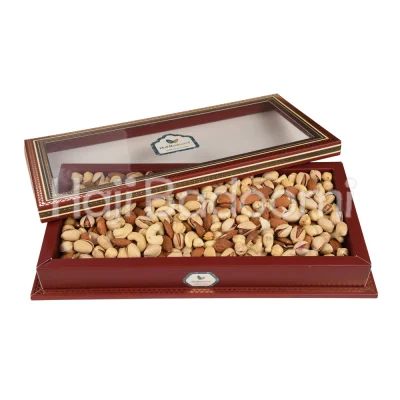 باکس آجیل طرح خاتم یاسمن 1000 گرمی