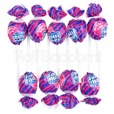 آبنبات چوبی لولی پاپس آدامسی روشن