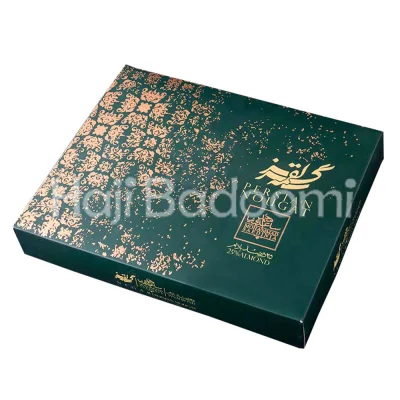 گز محمد ساعدی نیا لقمه ای 25 درصد مغز بادام طرح نگار 500 گرمی