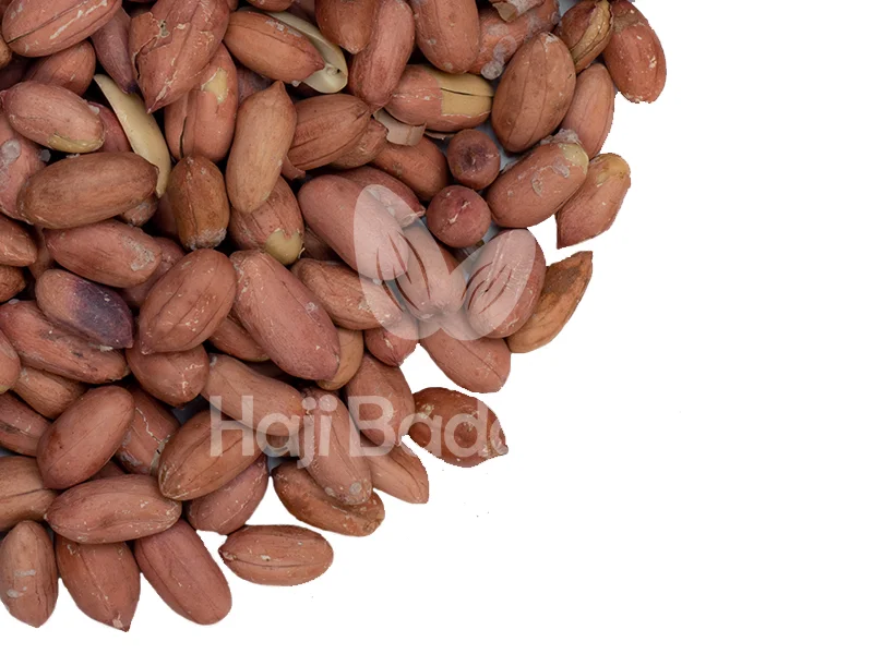 نمایی از بادام زمینی آستانه