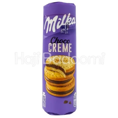 بیسکویت میلکا شوکو کرم با لایه کرم شکلاتی 260 گرمی