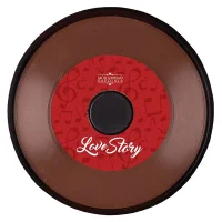 شکلات کادویی شیری صفحه گرام لاو استوری محمد ساعدی نیا 140 گرمی