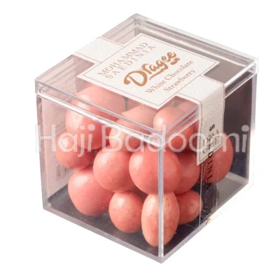 دراژه محمد ساعدی نیا سفید توت فرنگی کیوب 65 گرمی