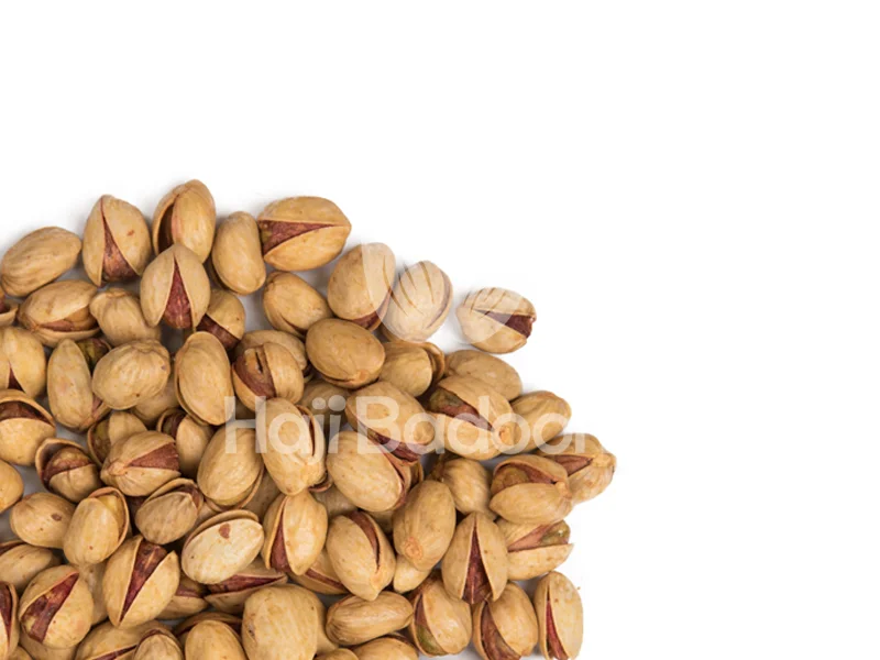 نمایی از پسته فندقی شور